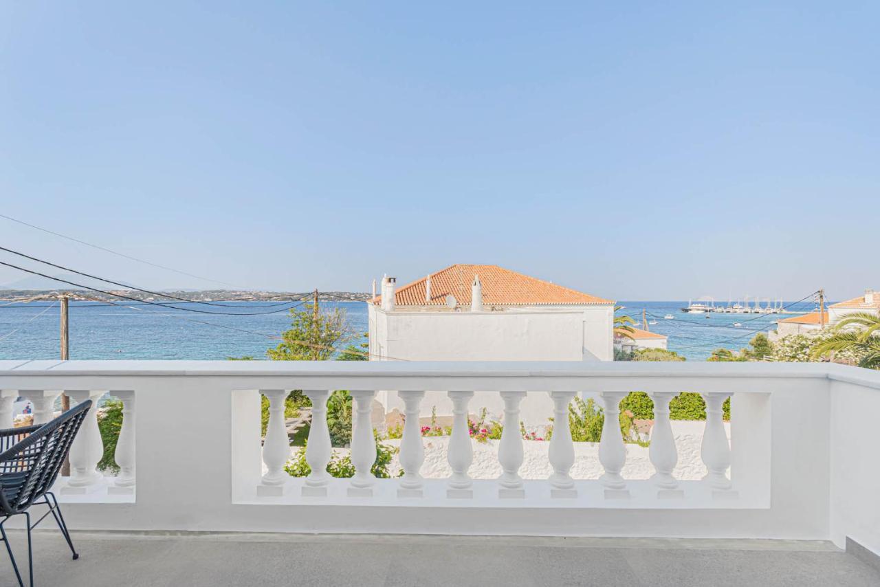 Pearl House - Luxurious New Beach Villa In Spetses Stunning View Ligoneri Exterior foto