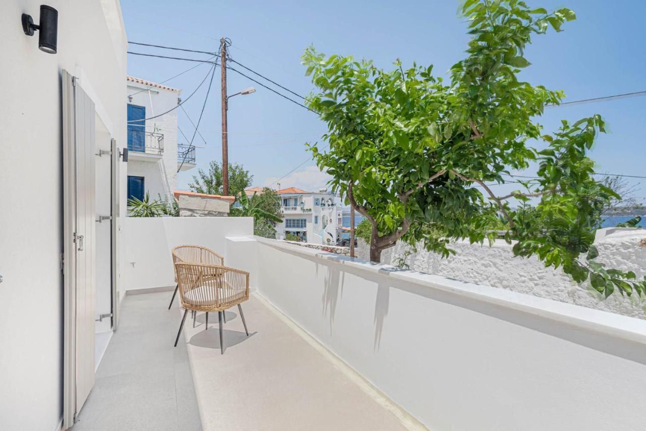 Pearl House - Luxurious New Beach Villa In Spetses Stunning View Ligoneri Exterior foto